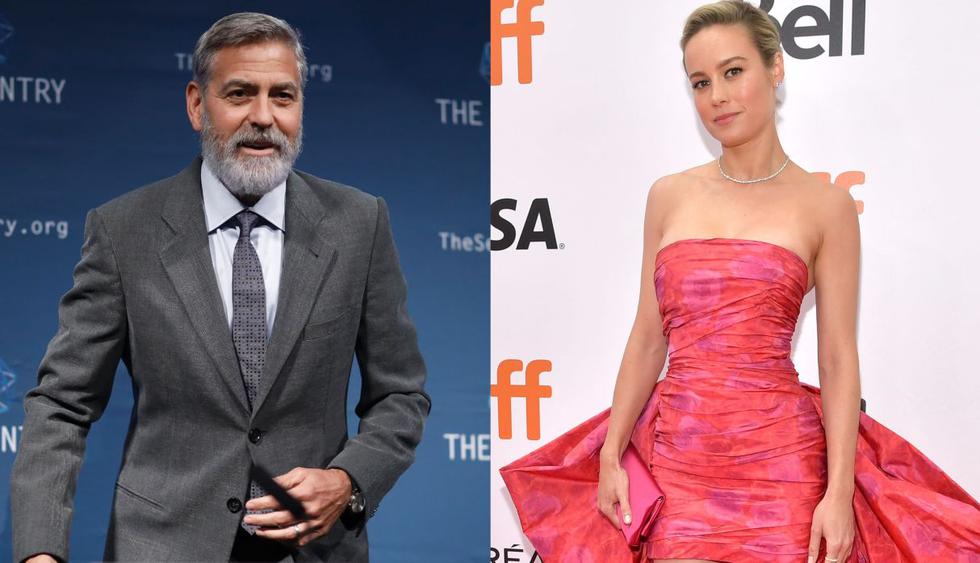 George Clooney y Brie Larson pasean en burro mientras graban anuncio en España. (Foto: AFP)
