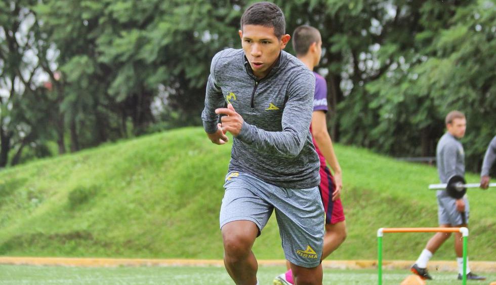 Edison Flores inició los entrenamientos en Morelia. (@FuerzaMonarca)