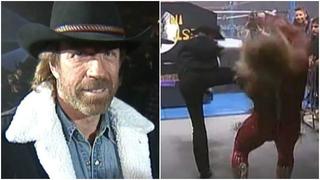 WWE: el día que Chuck Norris ayudó a The Undertaker a ganar su combate (VIDEO)