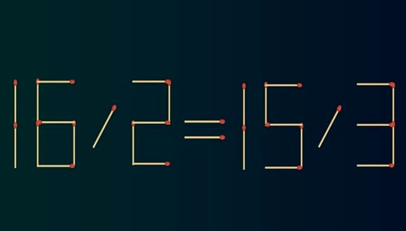 Esta ecuación no es correcta y es nuestra misión corregirla en solo 1 movimiento y en 7 segundos.| Foto: fresherslive