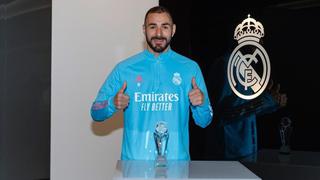 Benzema es premiado como el mejor de la temporada pasada: “Es un orgullo ganar por encima de Messi y Cristiano” 