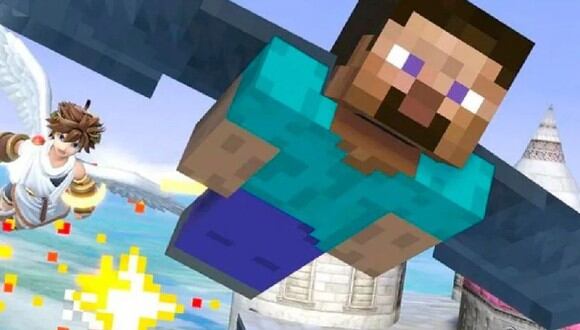Nintendo Switch elimina la “sugerente” pose de Steve, de Minecraft, en Super Smash Bros. Ultimate