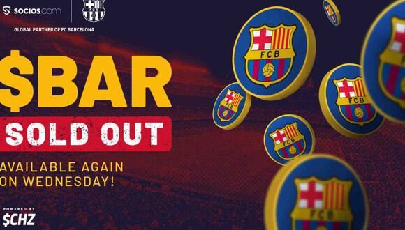 El FC Barcelona anunció este martes el lanzamiento de sus Fan Tokens, unos activos digitales que permiten incrementar la interacción entre el club y sus aficionados.