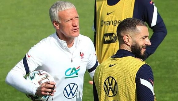 Didier Deschamps convocó a Karim Benzema para los amistosos de Francia. (Foto: EFE)