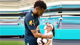 Un crack fuera y dentro de las canchas: Neymar cumplió el sueño de niña prodigio del fútbol mundial [VIDEO]