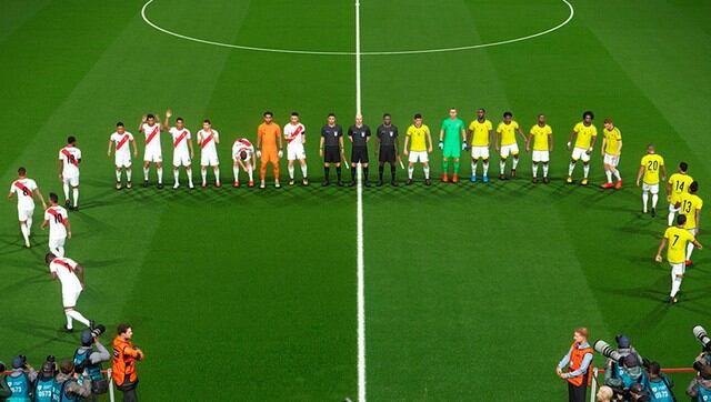 Sale a la cancha la blanquirroja y los cafeteros (Foto: PES 2018)