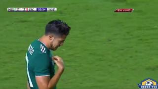 ¡Cabezazo letal! Martín venció a Keylor Navas y anotó el empate para México ante Costa Rica [VIDEO]