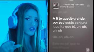 Así puedes activar el modo karaoke en tu iPhone y cantar el tema de Shakira y Bizarrap 