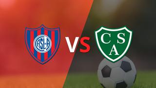 Termina el primer tiempo con una victoria para San Lorenzo vs Sarmiento por 1-0