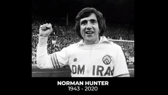 Muere por coronavirus el exfutbolista Norman Hunter, campeón mundial en 1966. (Foto: Twitter)