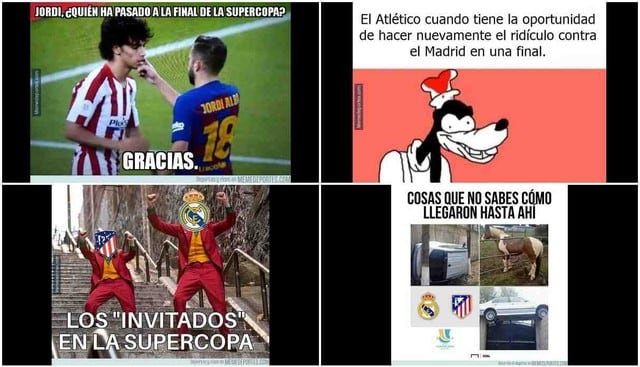 Real Madrid vs. Atlético de Madrid: los memes divertidos de la Supercopa de España. (Foto: Facebook)