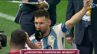 Messi se desconoce tras ganar el Mundial: “¡Vamos Argentina, la conch* de su madr*!”