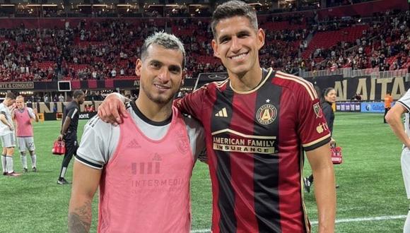 Miguel Trauco y Luis Abram se encontraron en su reciente enfrentamiento por la MLS. (Foto: Atlanta United)