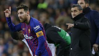 Ya sabes, Leo: la condición de Valverde para poner a Messi en lista de cara al Clásico de Copa del Rey 2019