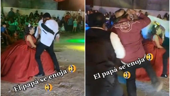Chambelanes le hacen baile sexy a quinceañera y su padre enfurece: video se volvió viral en redes. (Foto: @evolucioncero)