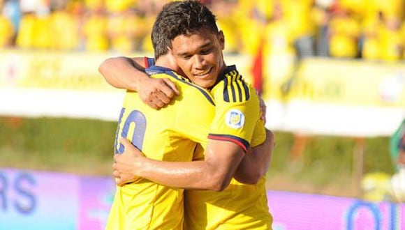 Teófilo Gutiérrez y James Rodríguez fueron compañeros de selección bajo el mando de José Néstor Pékerman. (Foto: Getty Images)