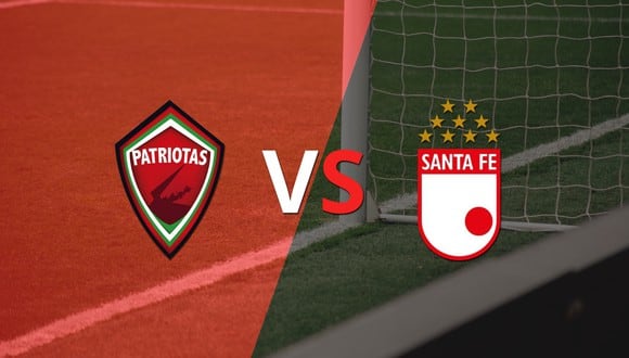 Termina el primer tiempo con una victoria para Santa Fe vs Patriotas FC por 1-0