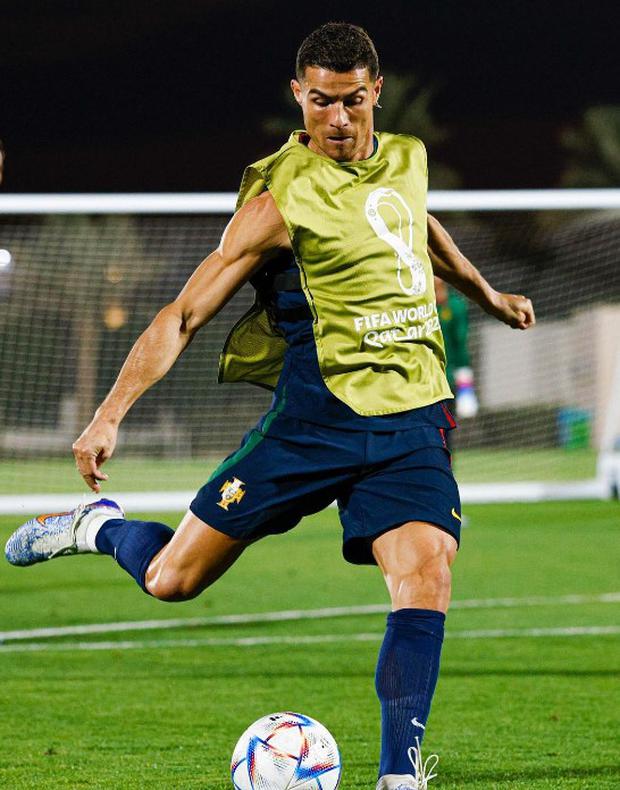 Cristiano Ronaldo durante los entrenamientos con la selección de Portugal. (Foto: Cristiano Ronaldo / Instagram)