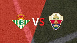 Contundente triunfo parcial de Betis sobre Elche