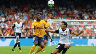 Atlético de Madrid y Valencia empataron 0-0 en Mestalla por la fecha 3 de la Liga Santander 2017-18
