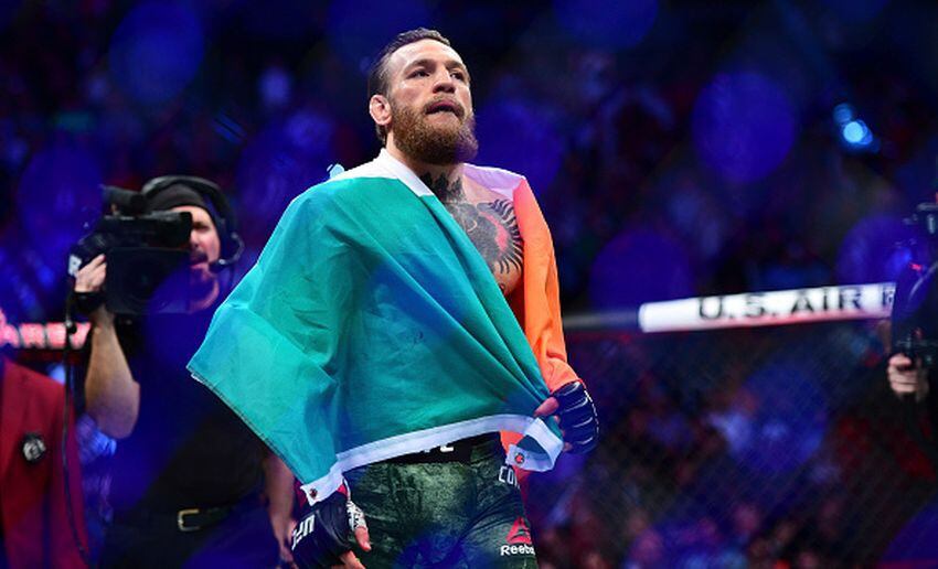 Conor McGregor donó un millón de dólares para combatir el coronavirus en Irlanda. (Getty Images)