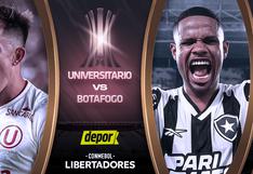 Vía ESPN EN VIVO, Universitario vs. Botafogo por Copa Libertadores 2024