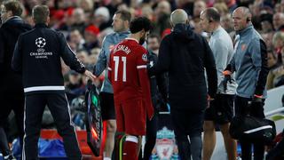 ¿Qué pasó 'Faraón'? Salah dejó la cancha por una lesión y es duda para la revancha [VIDEO]