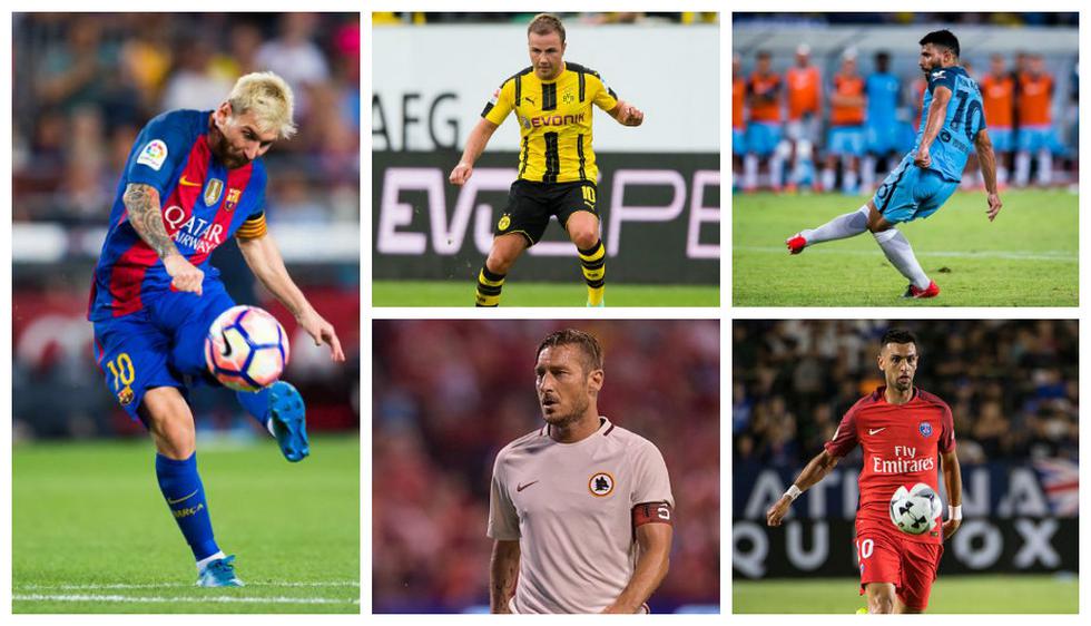 Como Messi en Barcelona: ellos también llevarán la '10' en clubes de Europa. (Getty Images)