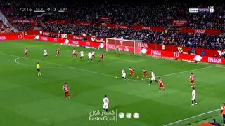 La primera con los ‘andaluces’: asistencia de Corona para el gol de ‘Papu’ Gómez en Sevilla vs. Celta [VIDEO]