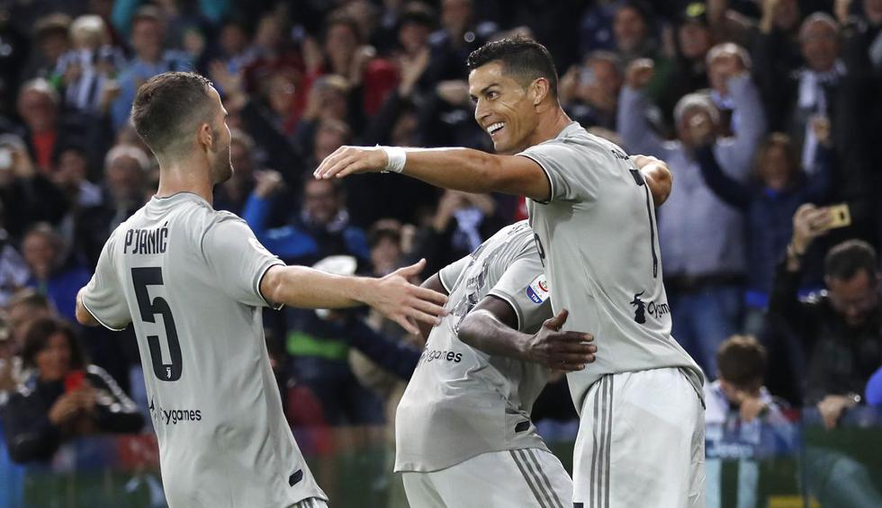 Juventus venció 2-0 Udinese con gol de Cristiano Ronaldo por Serie A [VIDEO]