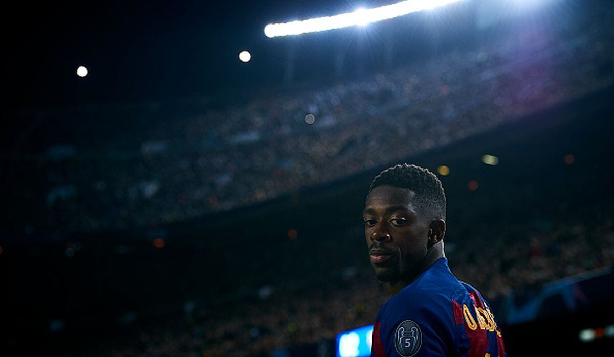 Ousmane Dembélé llegó al Barcelona en 2017. (Getty)