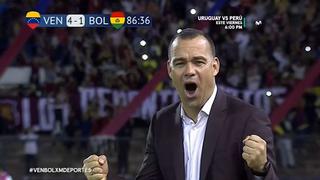 ¡Ganó Venezuela! La eufórica celebración de Dudamel por el doblete de Rondón a Venezuela [VIDEO]