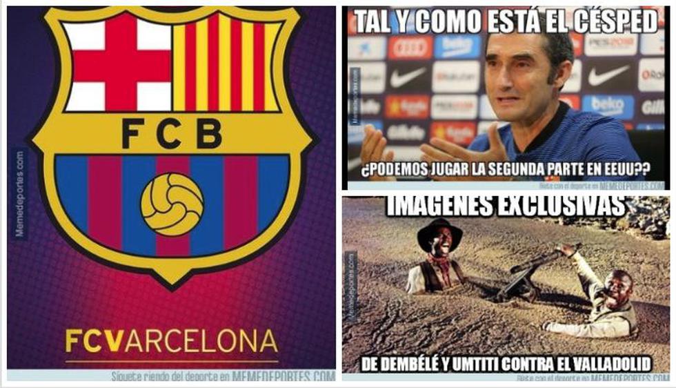 Barcelona vs. Valladolid: los mejores memes de la victoria azulgrana. (Fotos: Facebook)