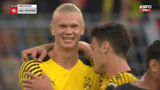 Sigue encendido: Haaland se lució con doblete para el 5-1 en el Dortmund vs. Frankfurt [VIDEO]
