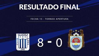 Alianza Lima goleó 8-0 a Binacional en Torneo de Reservas y subió al segundo lugar