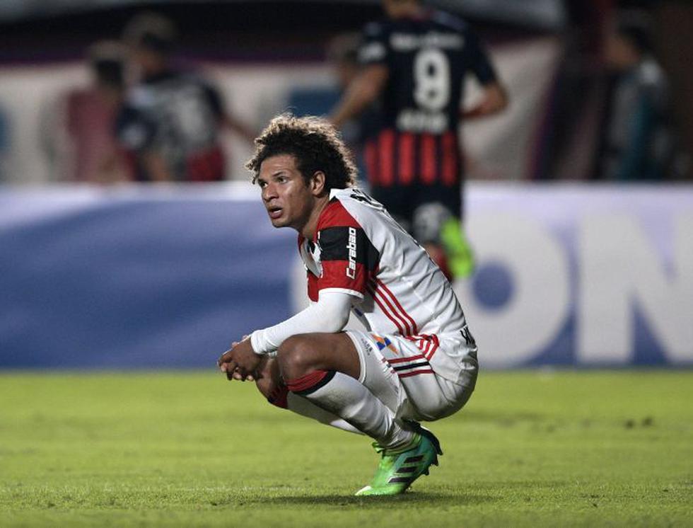 El lamento de los jugadores del Flamengo.