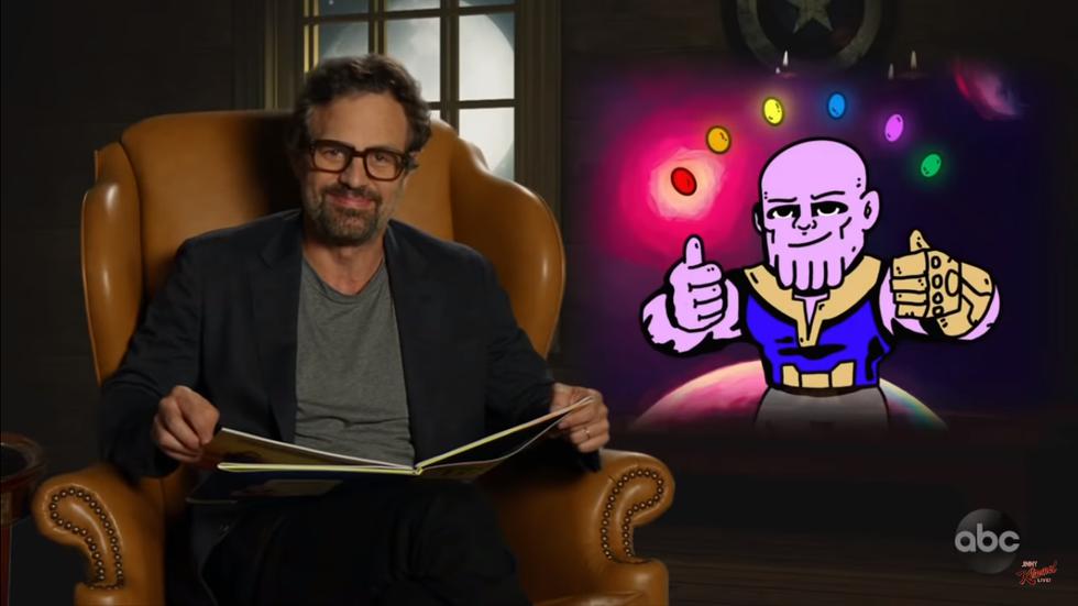 “Avengers: Endgame”: elenco lee la versión “infantil” de “Infinity War”(Foto: Captura de pantalla)