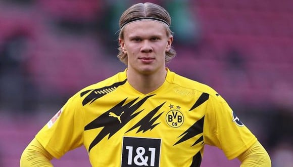 Erling Haaland tiene contrato con el Dortmund hasta el verano de 2023. (Foto: AFP)