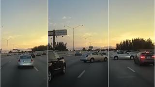 Si no lo ves, no lo crees: auto evita un choque múltiple con esta impresionante maniobra [VIDEO]