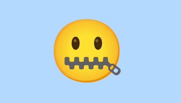 Conoce qué es lo que quiere decir realmente el emoji de la carita con cierre en la boca. (Foto: Emojipedia)