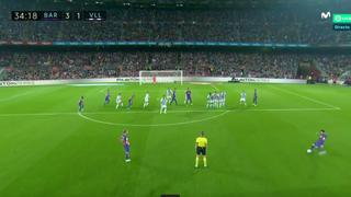 ¡Obra maestra! El golazo de tiro libre de Lionel Messi en el Barcelona-Valladolid [VIDEO]