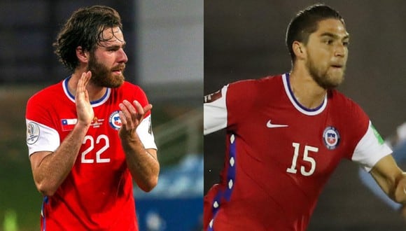 Ben Brereton y Francisco Sierralta serían las principales bajasde Chile para la fecha triple de Eliminatorias Qatar 2022. (Foto: Agencias)