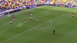 Colombia es una máquina: la gran jugada de Cuadrado que pudo terminar en el gol del 1-0 ante Chile [VIDEO]