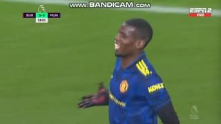 Definición exquisita: Paul Pogba puso el 1-0 del Manchester United vs. Burnley [VIDEO]