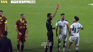 Christofer Gonzales fue expulsado en el empate 1-1 contra Ohod por la Segunda División Saudí