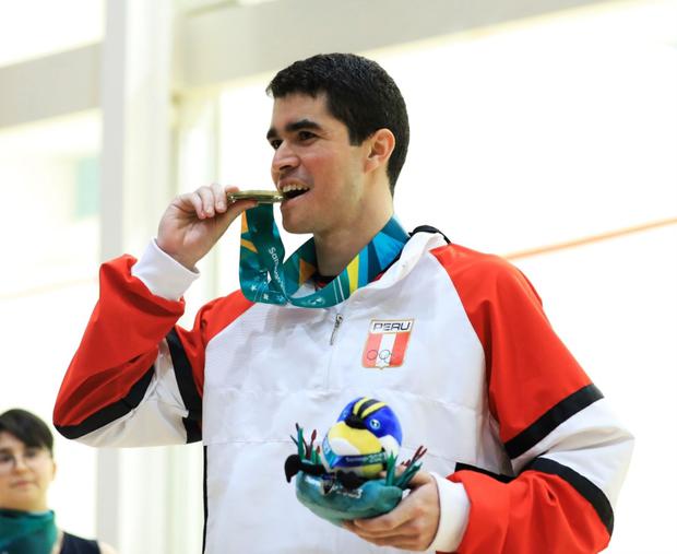 Diego Elías fue bicampeón panamericano en Santiago 2023. (Santiago 2023)