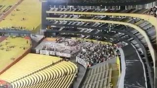 Presencia crema en Guayaquil: hinchas de Universitario ya se encuentran en el Estadio Monumental