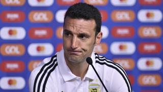 "Tenemos la suerte de estar vivos": así explicó Scaloni la nueva decepción de Argentina en la Copa América