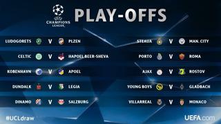 Champions League: así se jugarán los playoffs previos a fase de grupos