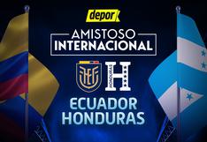 En qué canales ver Ecuador vs Honduras y a qué hora juegan por amistoso en USA